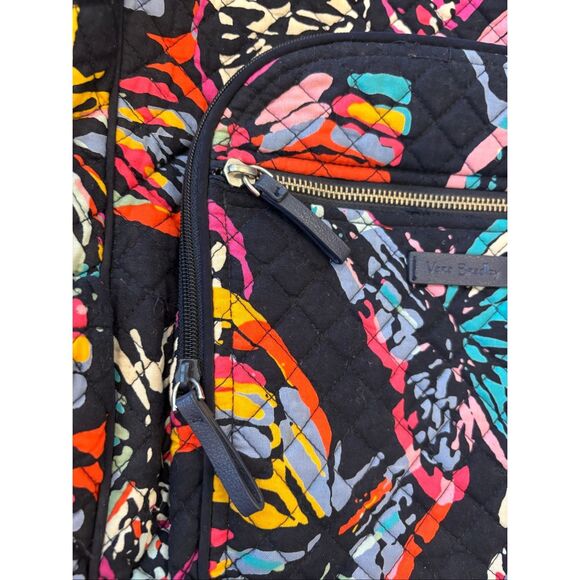 NWOT Vera Bradley Signature Cotton Campus backpack Butterfly Flutter, $145 - Picture 5 of 10